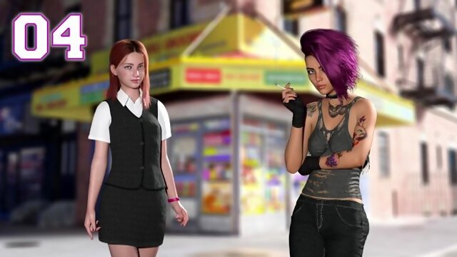 SUMMER IN THE CITY #4 • Lesbian Visual Novel Gameplay [HD]