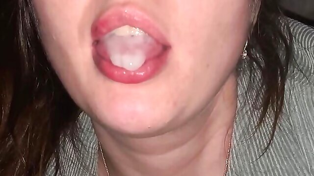 Whore Wife, Cum In Mouth, Car, Homemade