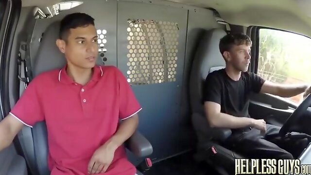 Latino Hitchhiker Gets Taken Advantage Of When He Gets Ride