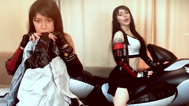 Tifa Lockhart Found Your Inflatable Toy Covered in Cum