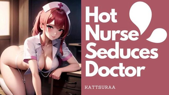 POV Hot Nursing Student Seduces On-Call Doctor  F4M  Blowjob  Creampie  Moans