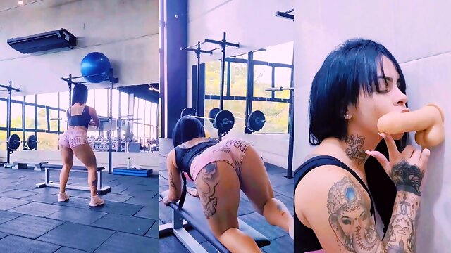 Fitness Girl Training Big Ass Brazilian Horny In The Gym Big Cock - Sexdoll 520