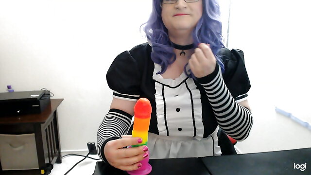 SometimesNiki sissy maid oral training