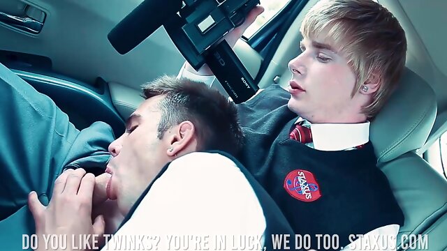 Two Schoolboys 18+ Suck Off In A Supermarket Car-park Hd