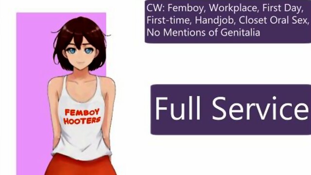 [Audio] Femboy Gives Extra Services At Femboy Hooters F/A
