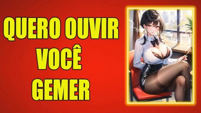 (AUDIO EROTICO)SUA CHEFE QUER TE OUVIR GEMER.