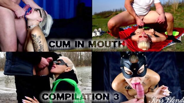 THE BEST CUMSHOT COMPILATION, ORAL CREAMPIE, CUMPLAY, CUMSHOT IN MY THROAT AND MOUTH