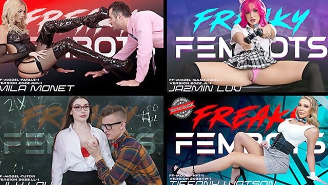 Hot Sex Robots Tiffany Watson, Jazmin Luv, Lily Lou, Charma Kelly & More - TeamSkeet Compilation