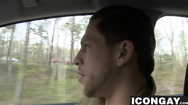 Hitchiker Roman Todd bangs DILF Rodney Steeles tight asshole