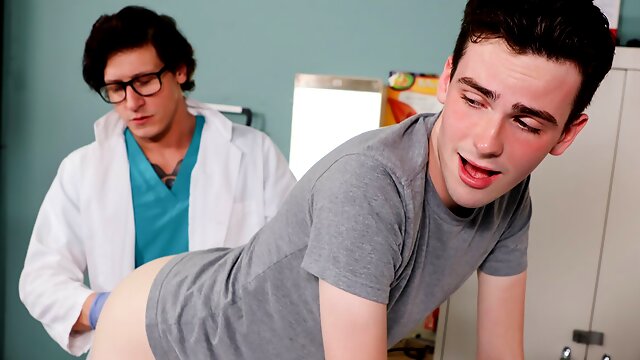 Naughty Twink Myott Hunter Tricks His Doctor To Penetrate His Tight Asshole - Doctor Tapes