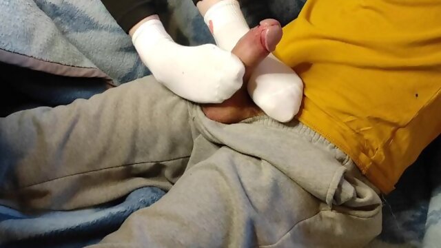 Socks Footjob, Feet