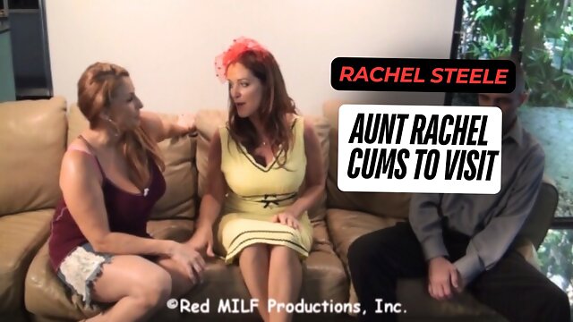 Cum On Tits, Aunt Sex, American Mature, Rachel Steele, Natural Threesome, Taboo