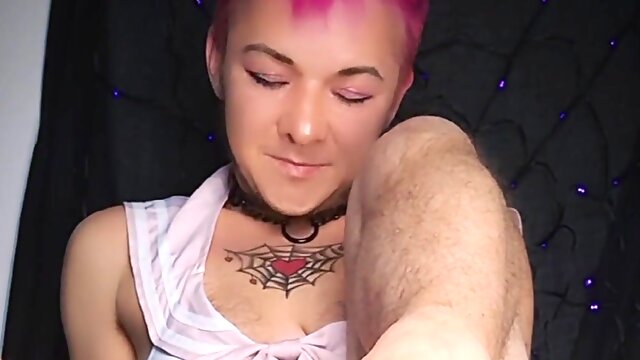 Footjob Cum, Femboy Feet, Cosplay, FTM, POV