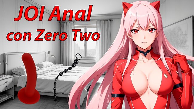 Spanish JOI Hentai Anal with Zero Two, Spanish voice.