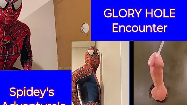 Cosplay Gloryhole Spiderman's BIG COCK and BIG Cumshot Spidey's Adventures Episode 2  Spidey encounters a nemesis Gloryhole