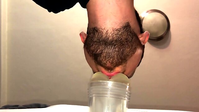 Smashing my Fleshlight and NUTTING - BELOW SIGHT