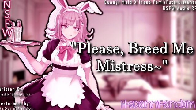 【NSFW Audio Roleplay】 Bunny Maid Wants to Be Bred By Her Mistress~ 【F4F】