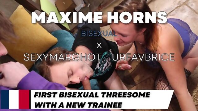4k - FIRST BISEXUAL BAREBACK THREESOME WITH A TRAINEE