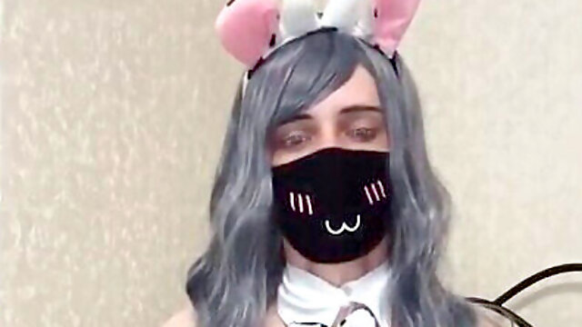 Femboy Cosplay Cum