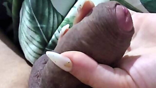 Step mom take problem in her hand by handjob step son dick