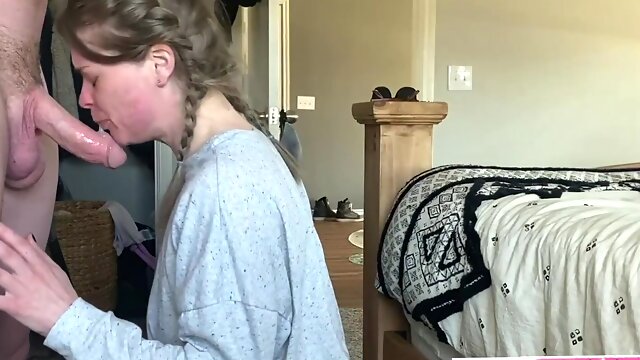 Innocent Girl Turned Sub Mouth Fucked and Used in Private