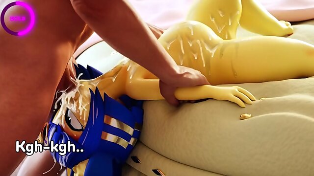 Edging, Anime, Ankha, BDSM