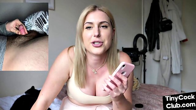 SPH solo British babe talks dirty about small dicks