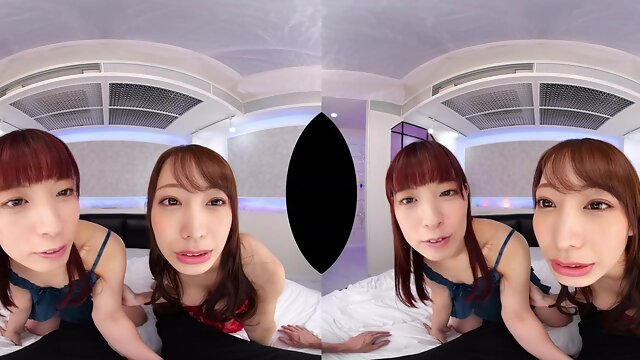 Asian harlots VR amazing porn scene