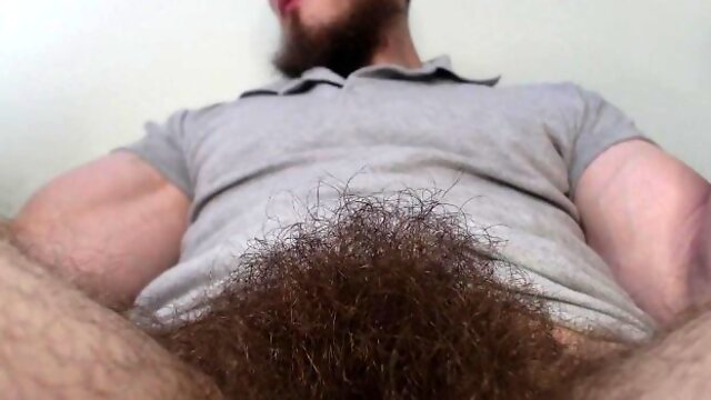 Straight hairy male dominates
