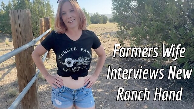 Farmers Wife Interviews New Ranch Hand - Jane Cane & 'Channing' from Tantaly