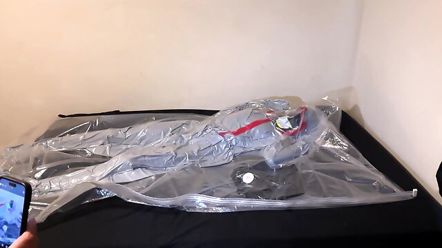 Jun 18 2024 - VacPacked in my PVC breathplay suit with sweaty hiviz shirts & vests