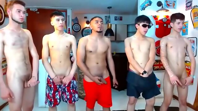 Horny Group Twinks Latin Camboys Room Fuck Sex Show Tube