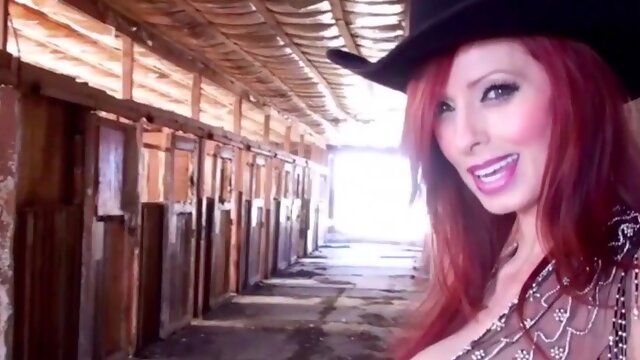 Canadian Cowgirl Shanda Fay Rides Her Pony Until He Cums