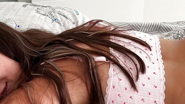 Family, Cum Inside Twice, Sharing Bed, Spanish, Creampie, Teen, POV, Amateur