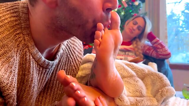 Santas Secret Obsession for Soft Sexy Milf Feet